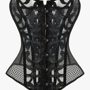 Elegant Black Lace Corset
